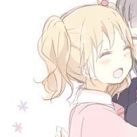 动漫女生头像一对哦我们是百合