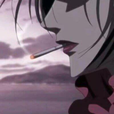 有类似这种抽烟的头像吗情头,女头都可