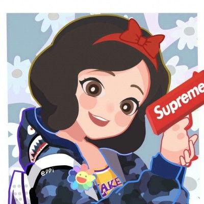闺蜜动漫可爱头像q版公主姐妹头像分开一左一右可爱