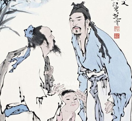 86岁宝刀未老,国画大师30岁娇妻小肚微隆,妻子嫁给幸福