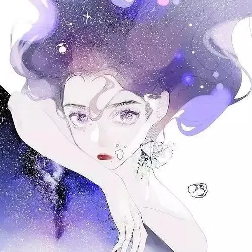 头像爱是紫色折叠的忧郁