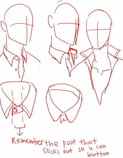漫画角色的细节处理,教你画出好看的西服领口与裙子