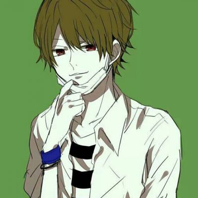 颓废个性男生动漫小丑头像我在哭你却以为我在演戏