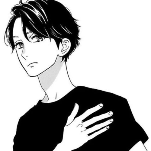黑白动漫男生头像不要妄想每个人都待你如朋友
