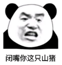 闭嘴你这只山猪表情包大全