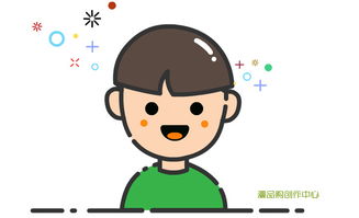 mbe扁平化风格动漫人物一家三口头像卡通漫品购创作