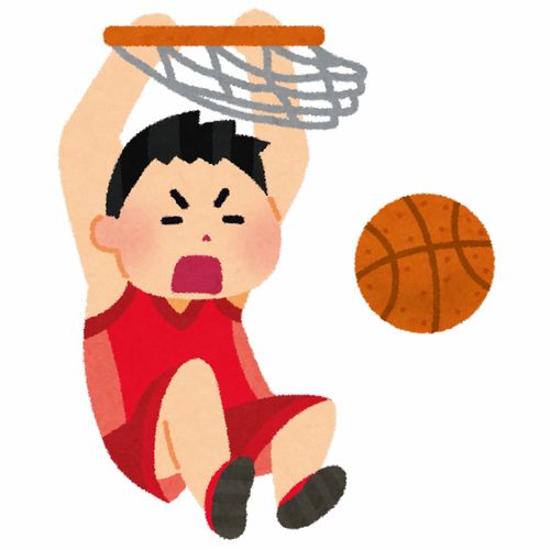 篮球打篮球卡通插画免扣素材手绘png5插画运动比赛健身