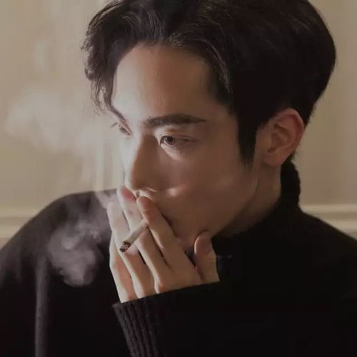 抽烟男女头