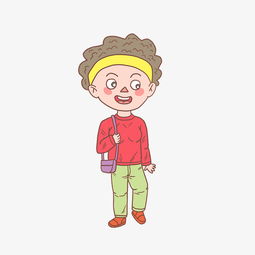 卡通手绘人物烫发少女图片素材其他格式下载动漫人物大全