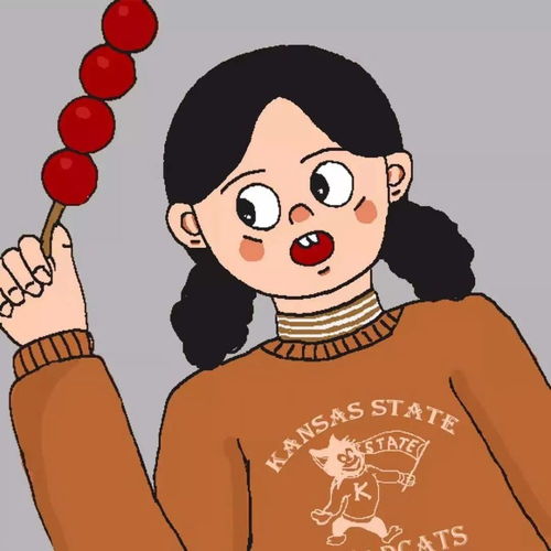 简约卡通可爱情侣头像动漫情头