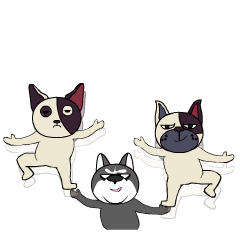 only汪魔性系列狗年微信表情包