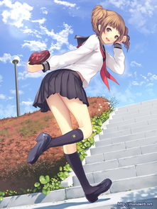 学生头白衬衫脸型扭曲侧面照动漫女图