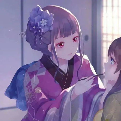 动漫头绪丨闺蜜百合头像