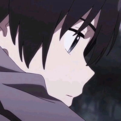 男生动漫侧脸