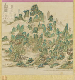 董教增罗浮山山水画图片