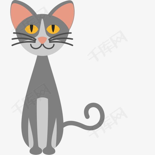 卡通猫咪手绘可爱动物小猫素材图片免费下载高清png千库网图片编号1480205