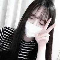 戴口罩女生头像萌形