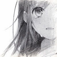 卡通人物素描图片女生