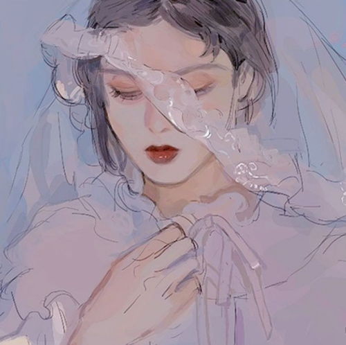 女生头像动漫个性婚纱