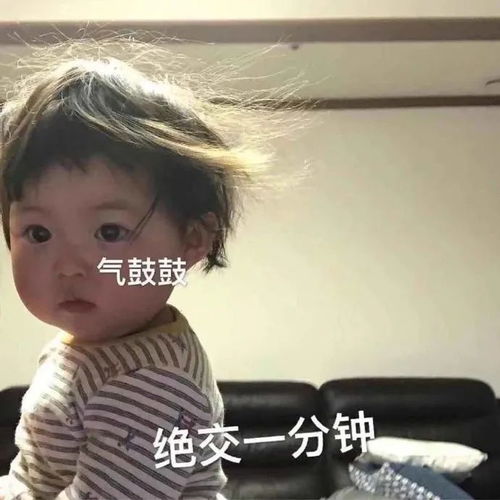 表情包气鼓鼓,绝交一分钟