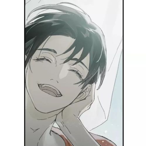 男生头像笑容漫画帅气