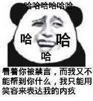 搞笑表情包熊猫人表情包