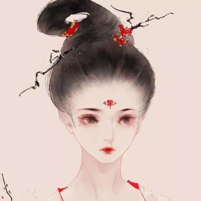闺蜜头像古风卡通女头