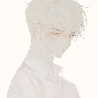 动漫丧头男抖音动漫男黑白丧头像分享
