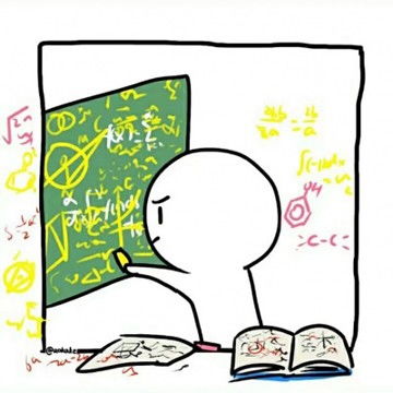 方框简笔小人情侣头像左右上下简笔白底框子里的小人头像