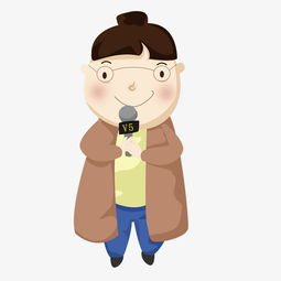 可爱的胖胖的女记者图片素材其他格式下载动漫人物大全