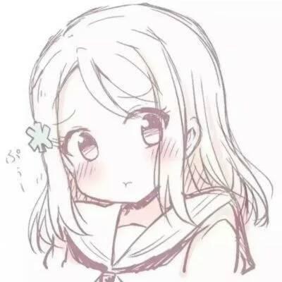 日本卡通头像女生插画