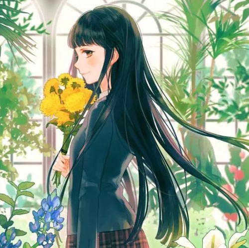 动漫头像卡通女生真人头像