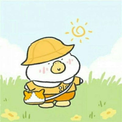 情侣头像呆萌两张配对橙妹情卡通动漫头像我要个性网