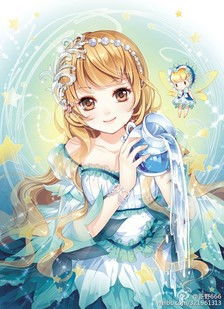 水瓶女动漫头像