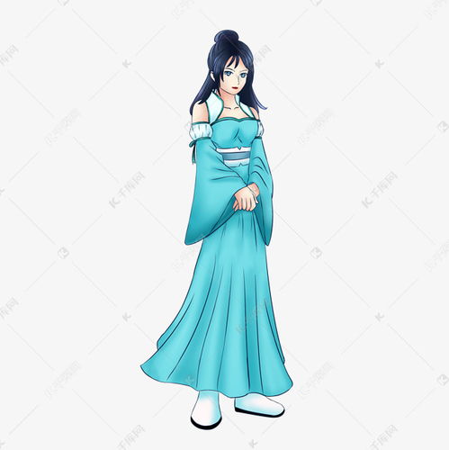 女孩动漫人物校园女生游戏角色动漫素材图片免费下载千库网