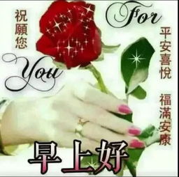 清晨群发的早上好祝福图片带鲜花温馨早安问候祝福表情图片