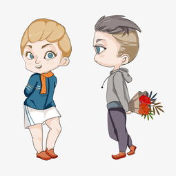 七夕情人节人物插画免抠图片素材其他格式下载动漫人物大全