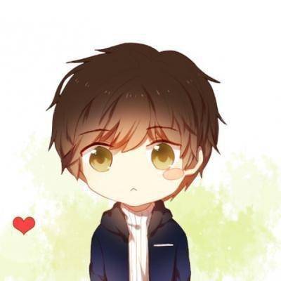 二次元男生萌图你若哭泣,我的天空就在下雨