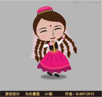 楼兰美女,动漫卡通,设计素材,设计模板,汇图网