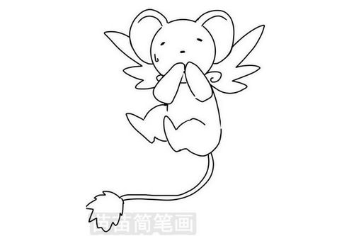 魔卡少女樱小可简笔画怎么画