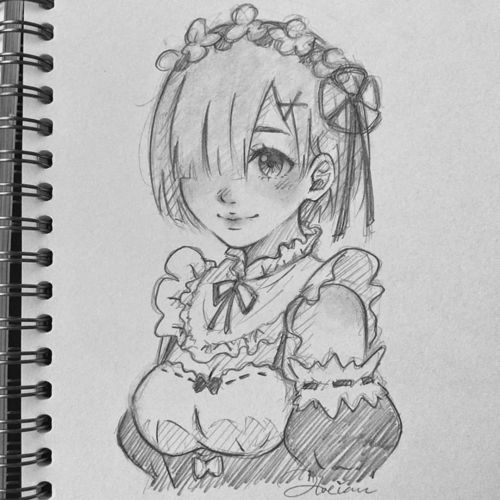 日常摸鱼临摹素材素描动漫人物小头像