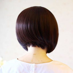 波波头短发发型图片短发妹子可咸可甜唯美头像