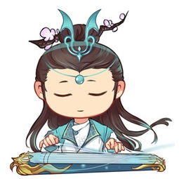 玩家手绘萌萌的长歌卡通头像表情包