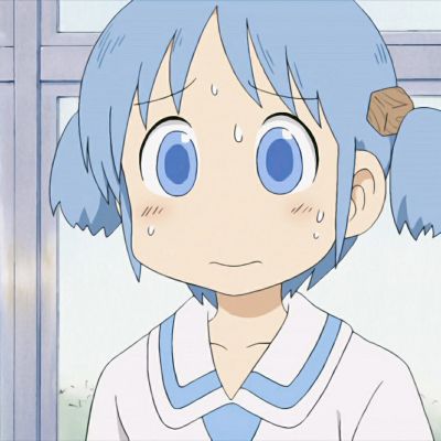 蓝色系动漫女生头