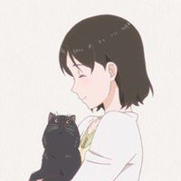 少女和猫头像动漫微信头像图片大全