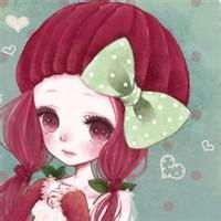 插画女孩头像插画中的你很美