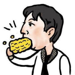 王思聪吃玉米头像大全王思聪吃玉米卡通搞怪头像