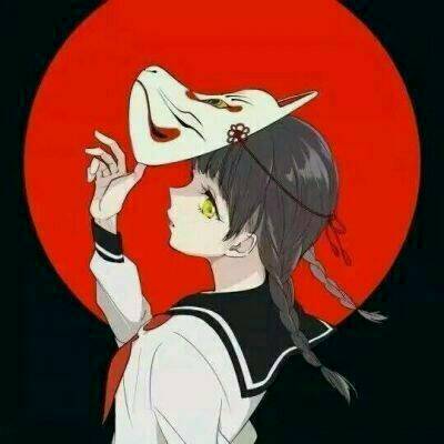 哪位大神有这张头像的情头啊背景一样,也拿着狐狸面具的