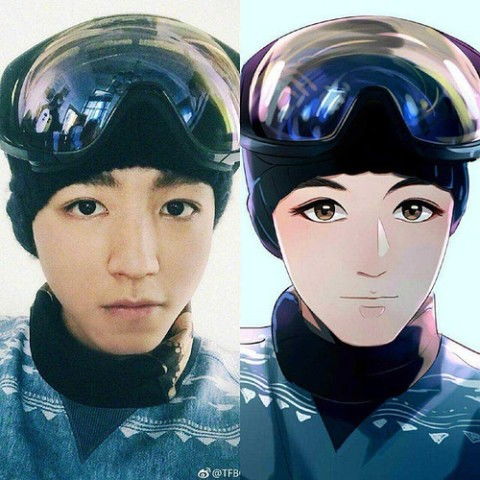 杨洋吴亦凡王俊凯,流量男星们谁的脸最二次元