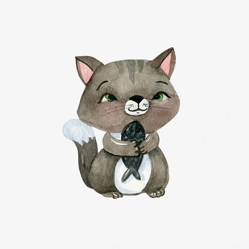 吃鱼的猫咪免抠png素材新图网ixintu.com小猫png免抠素材